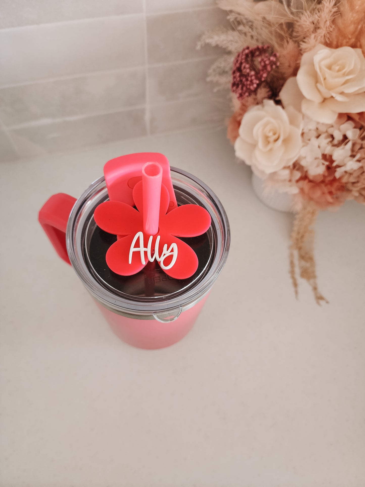 Personalised Daisy Drink Tag - Kmart Stanley Dupe