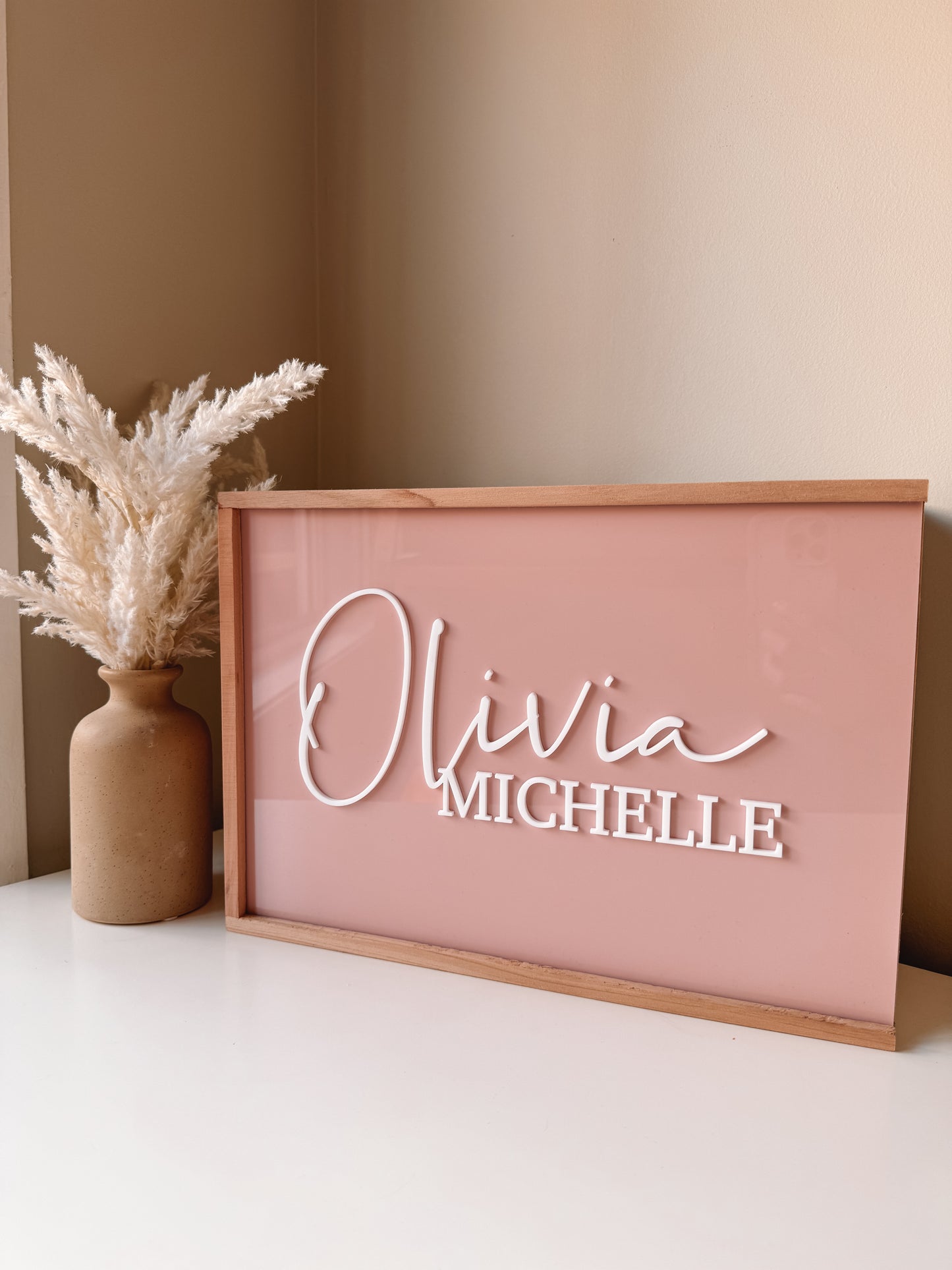 Personalised Acrylic Keepsake Box - 2 names