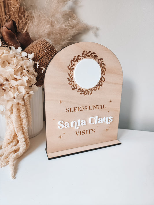 Sleeps Until Santa Countdown - Generic