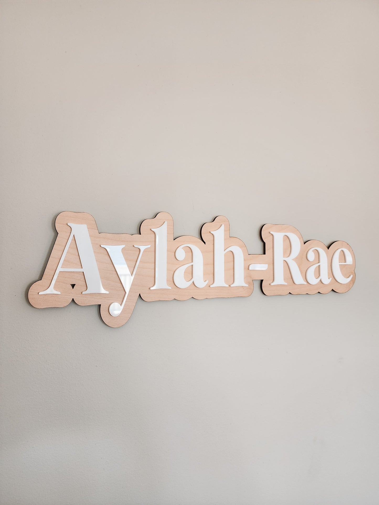 Acrylic / Wood Wall sign