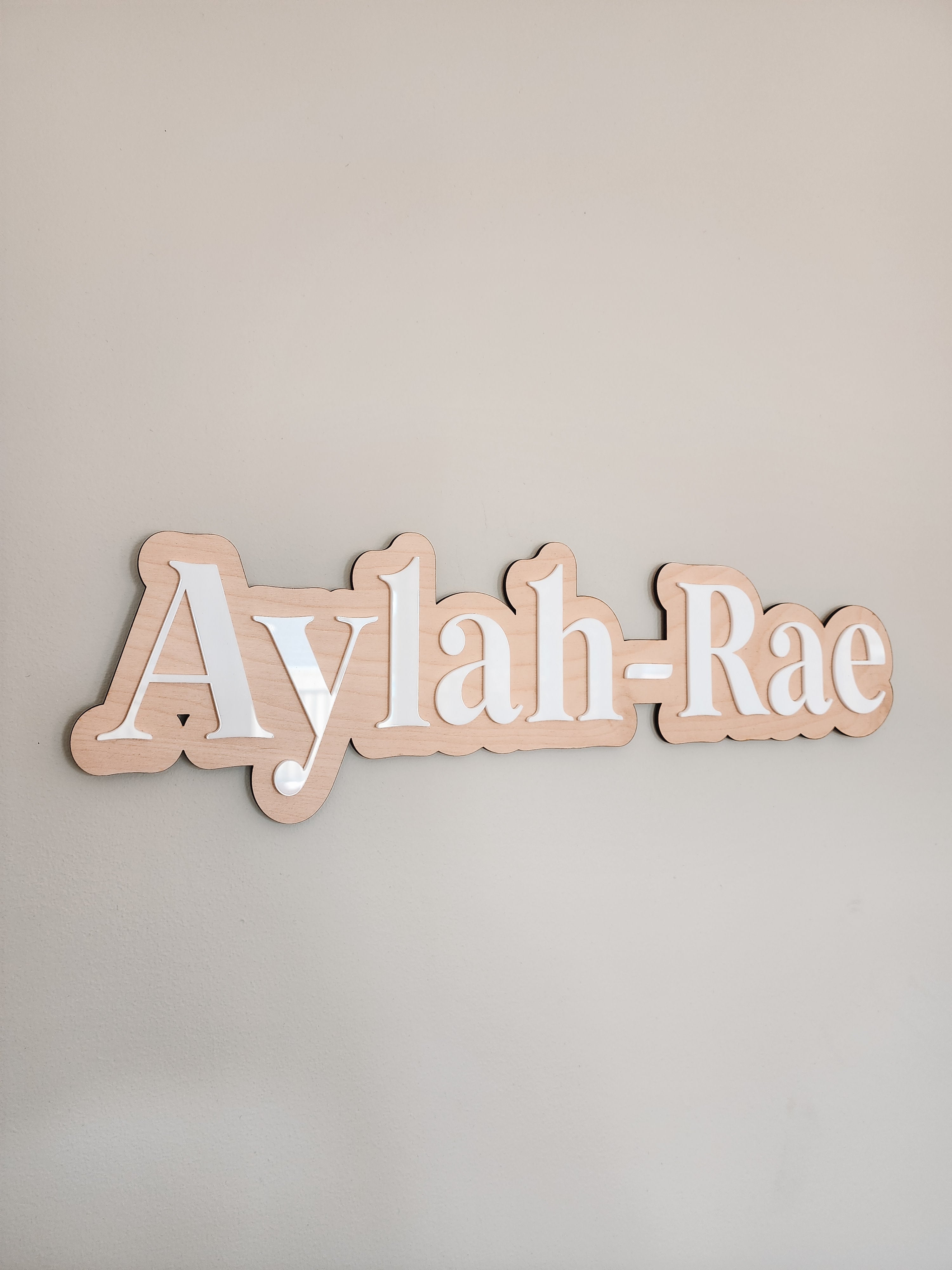 Acrylic / Wood Wall sign