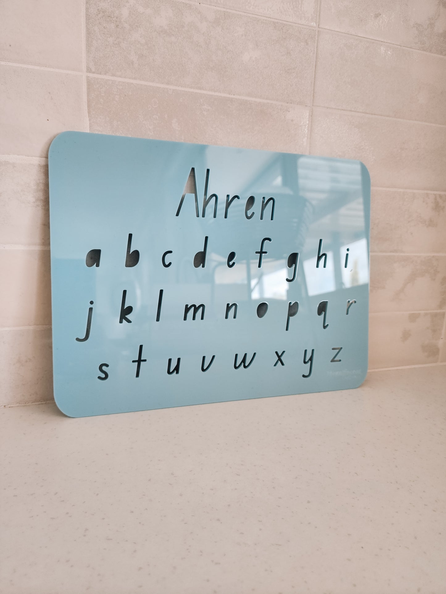 Personalised Alphabet Cut Out Trace Stencil