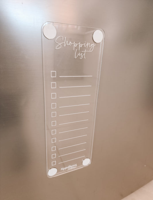 Shopping List Fridge Magnet