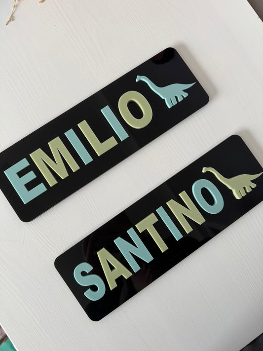 Acrylic Name Puzzle - Dinosaur