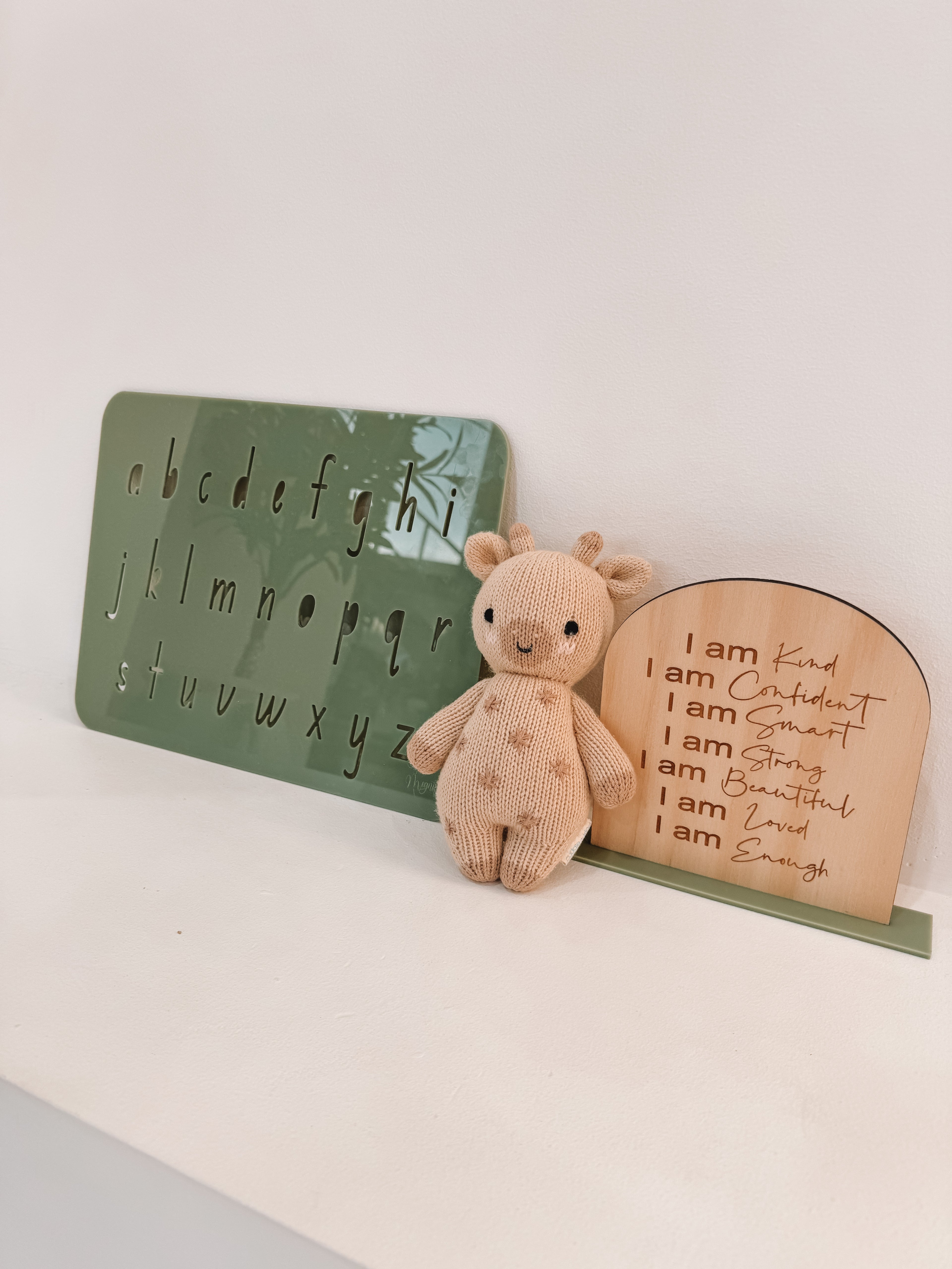 Alphabet cut out stencil - Acrylic