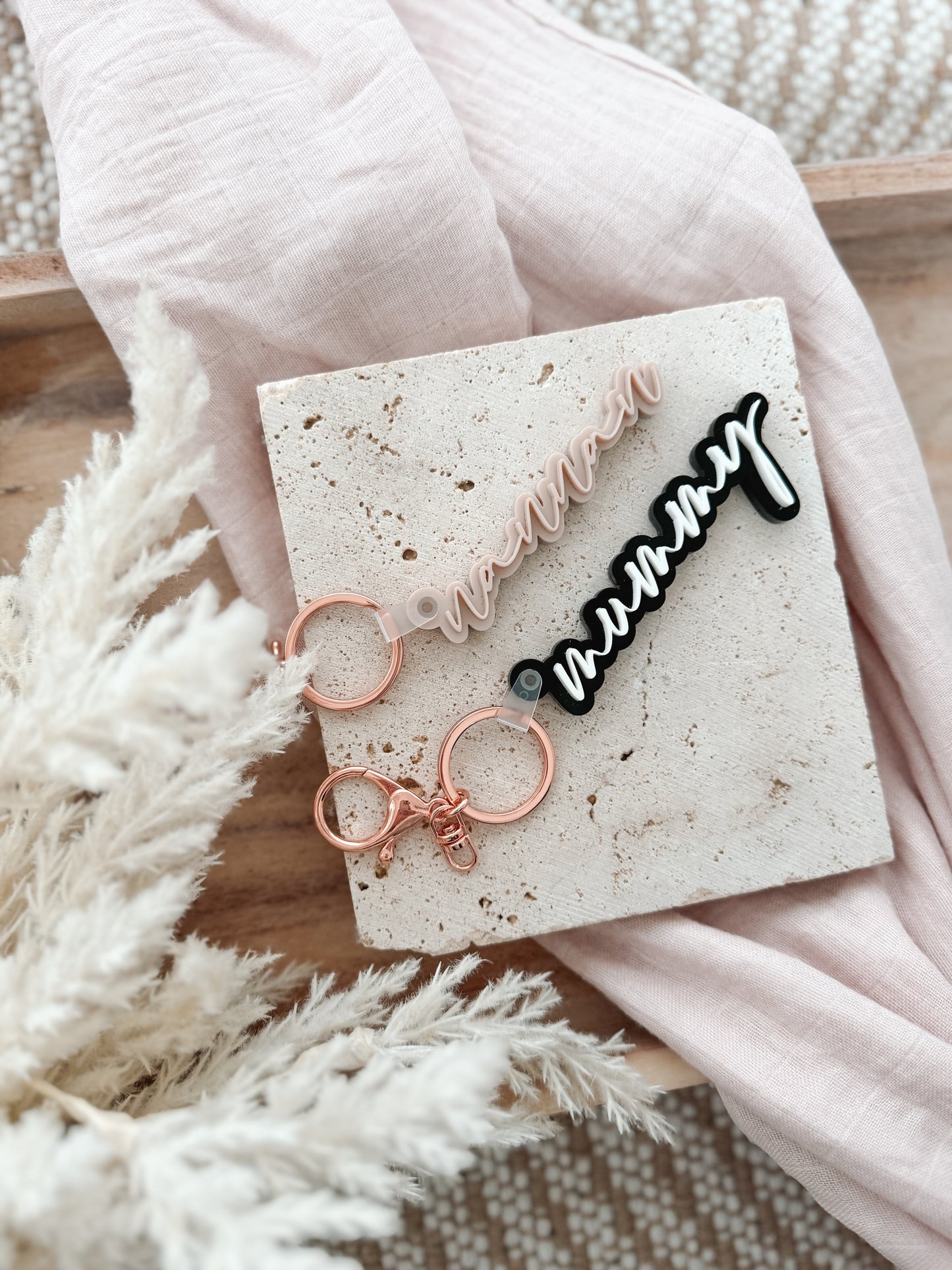 Personalised Acrylic keyring