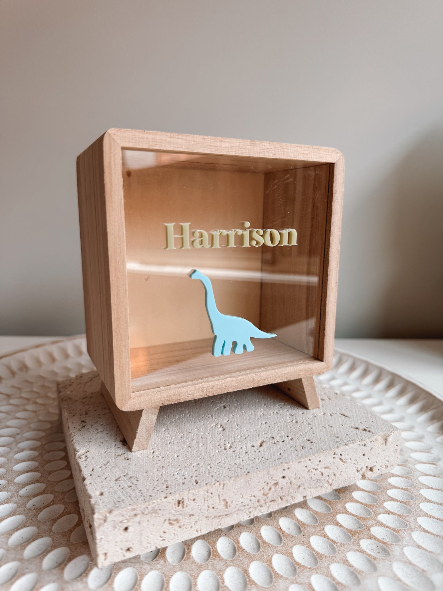 Personalised Money Box - Dinosaur
