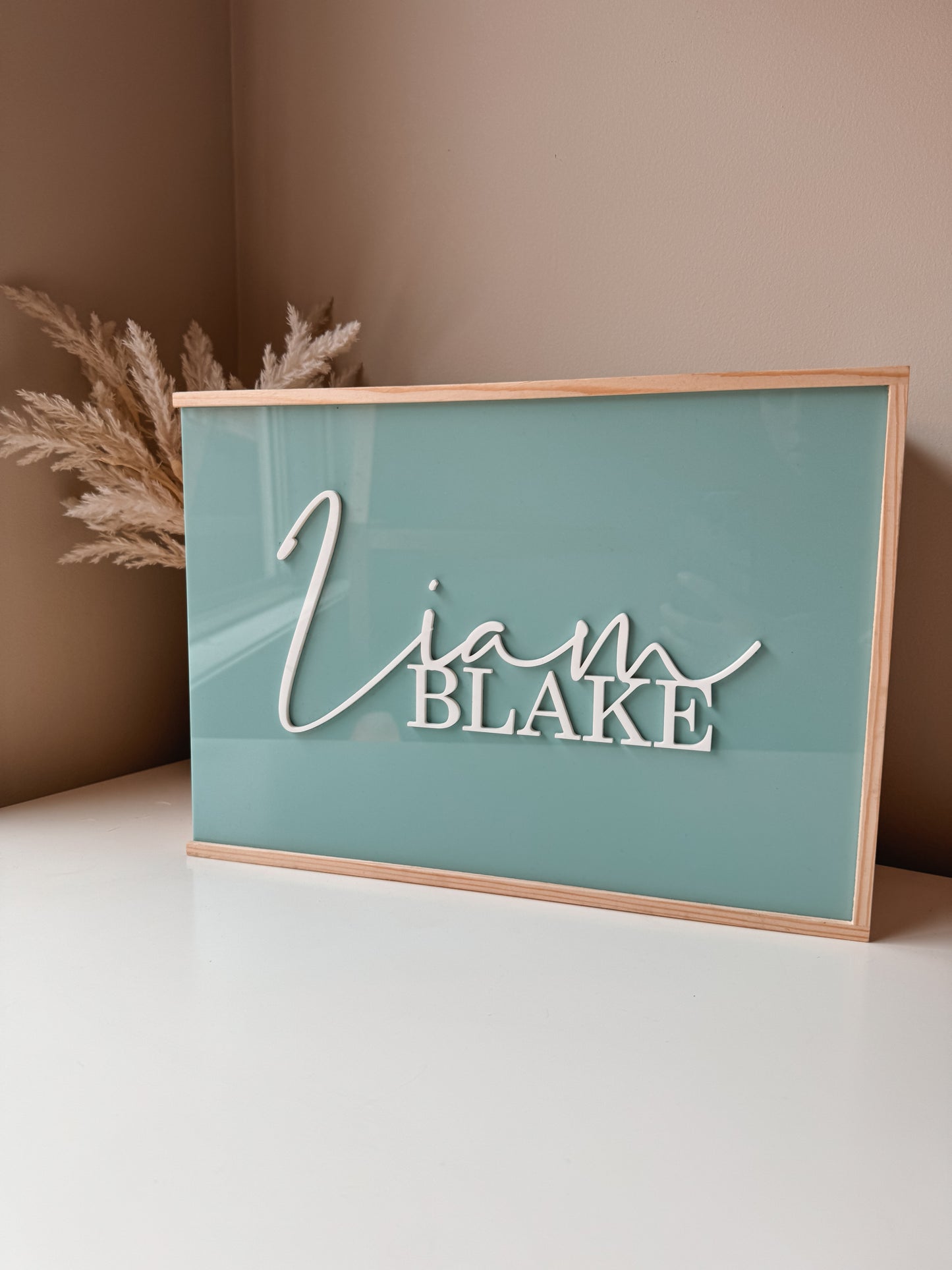 Personalised Acrylic Keepsake Box - 2 names