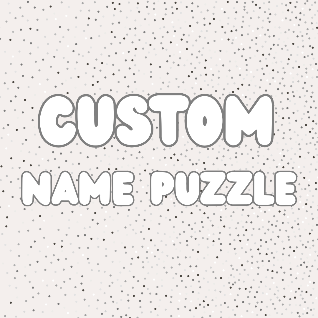 Custom name puzzle - Wooden