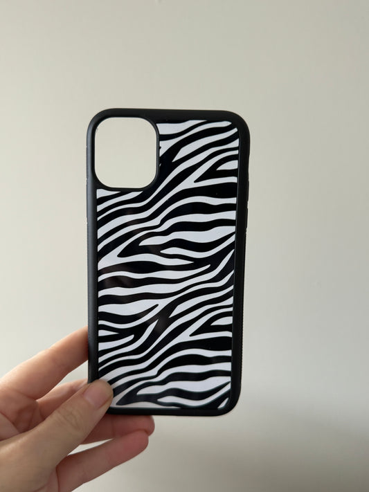 iPhone 11 - zebra print phone case