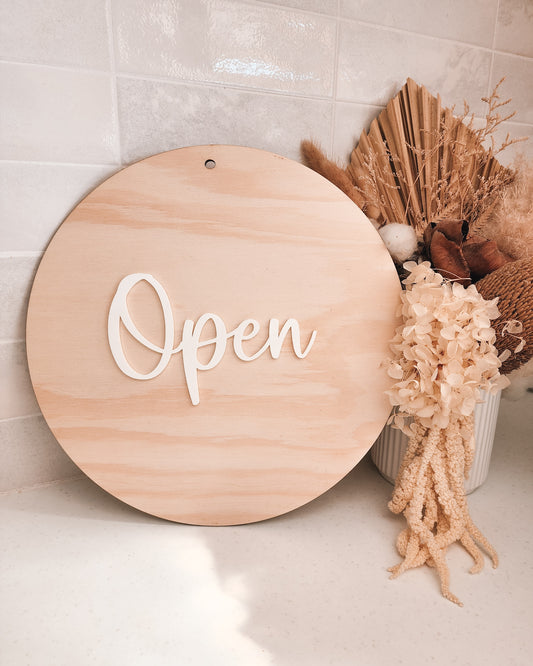 30cm Open/Close sign