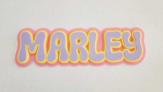 4 Layered Acrylic Name Plaque