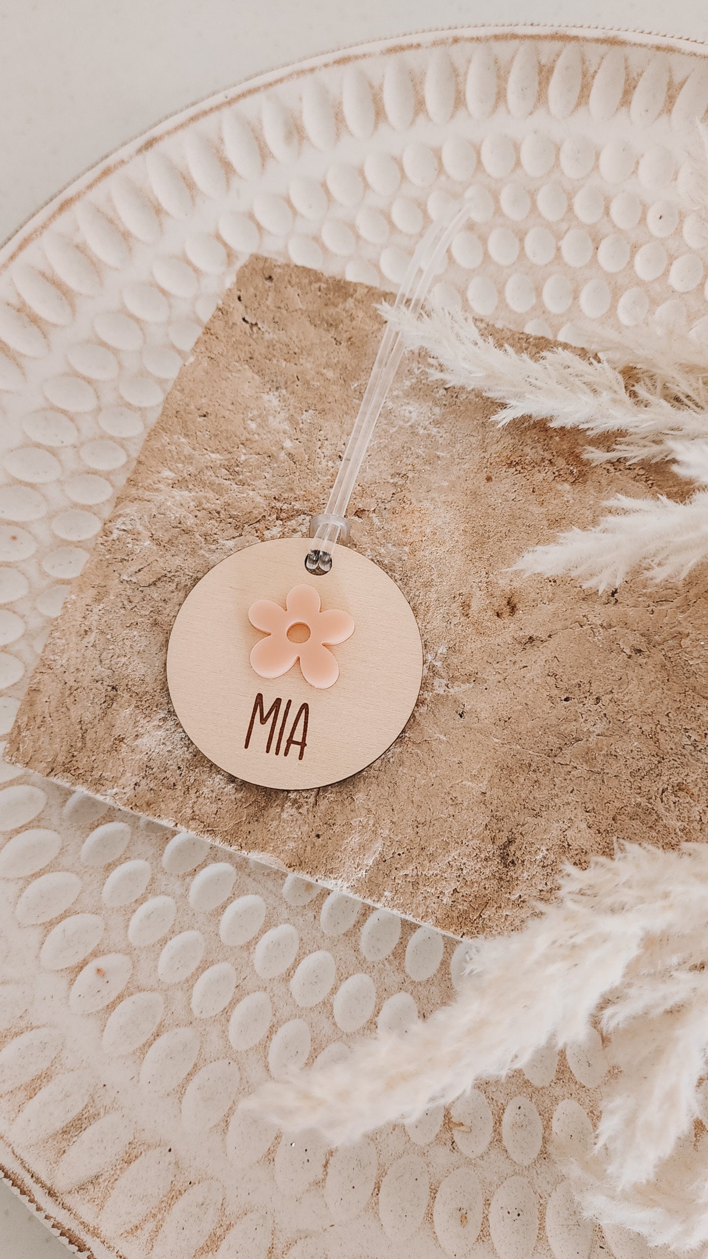 Personalised Daisy Bag Tag