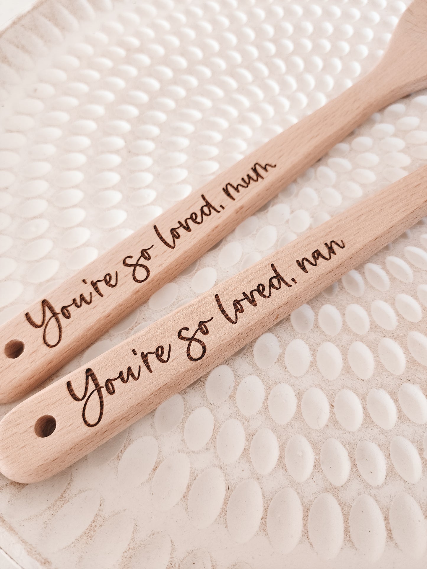 Personalised Engraved Wooden Spoon