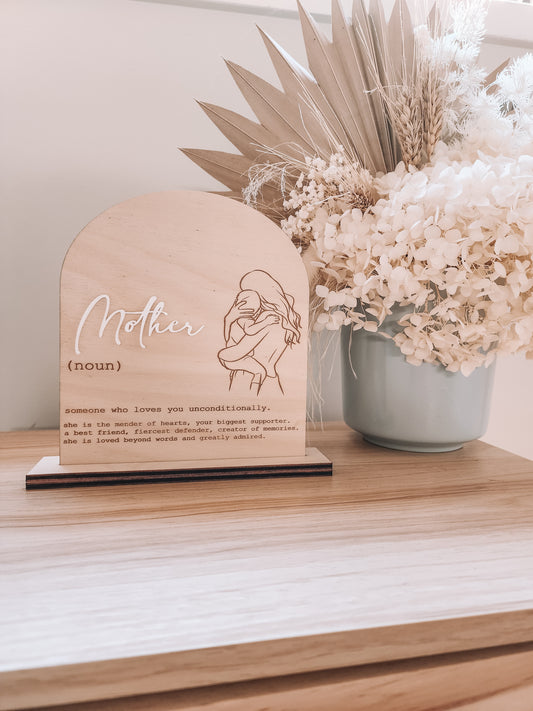 Mother Plaque With Stand