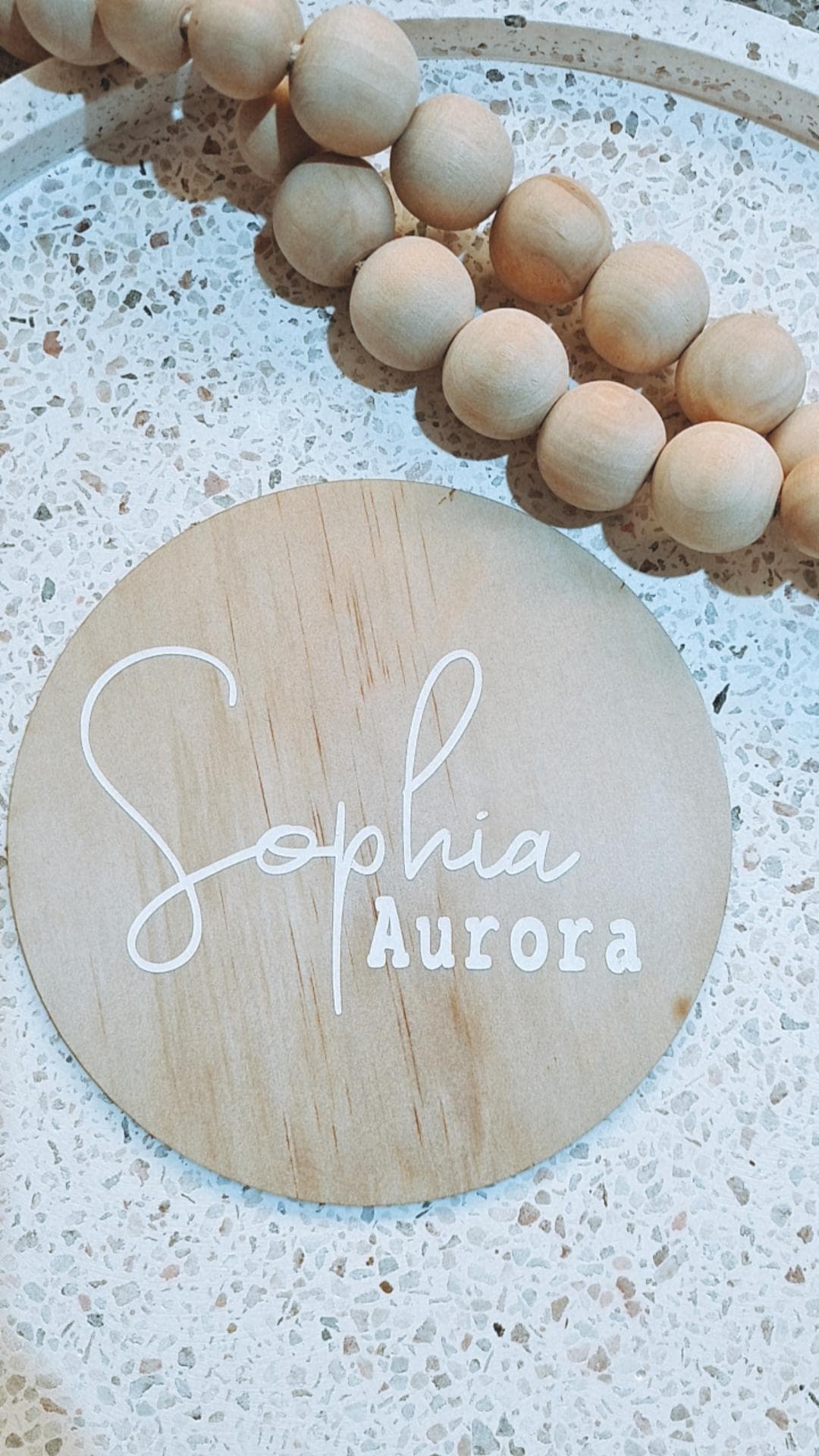 Personalised Vinyl Name Plaque