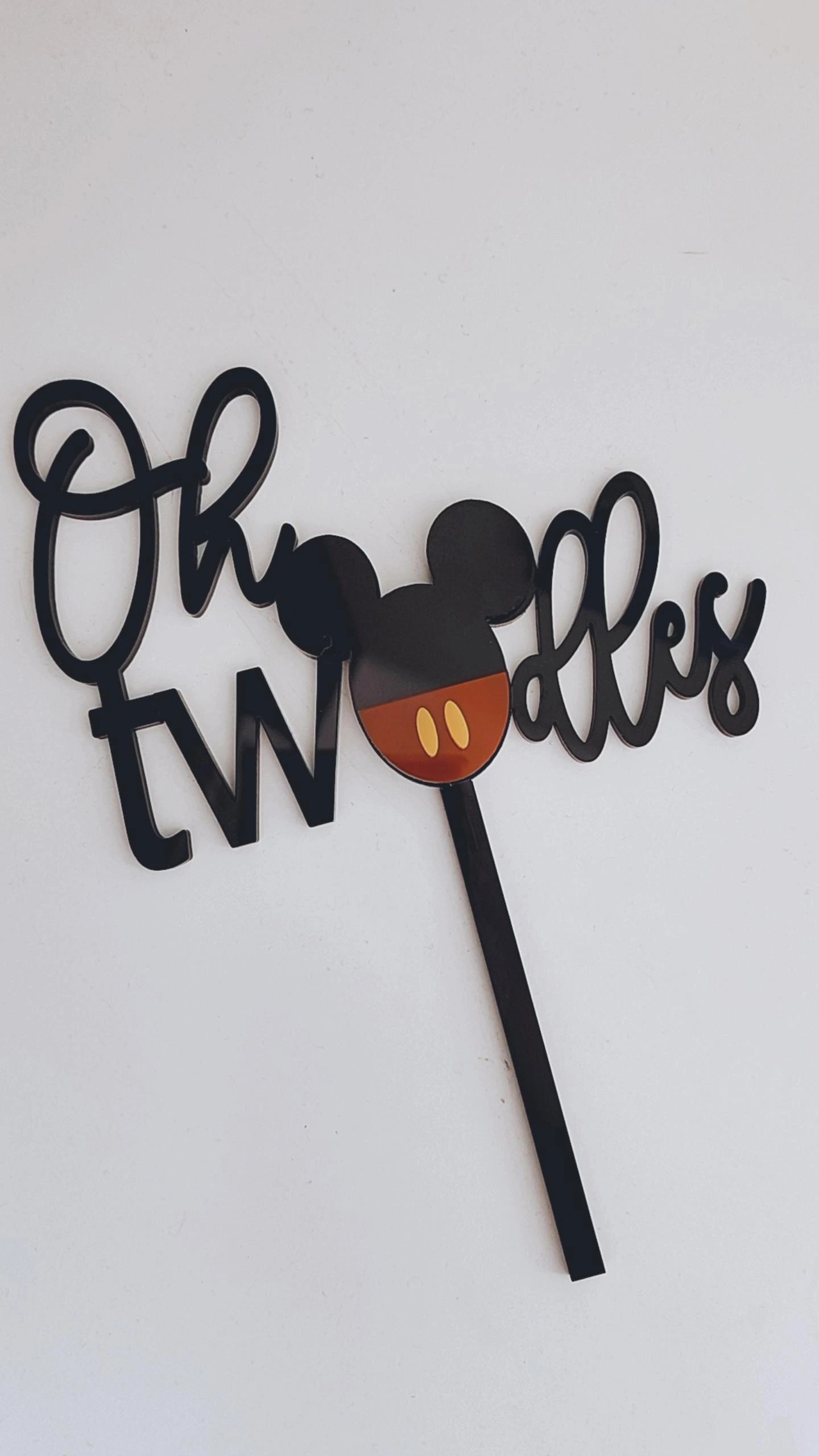 Oh TWOdles Cake topper
