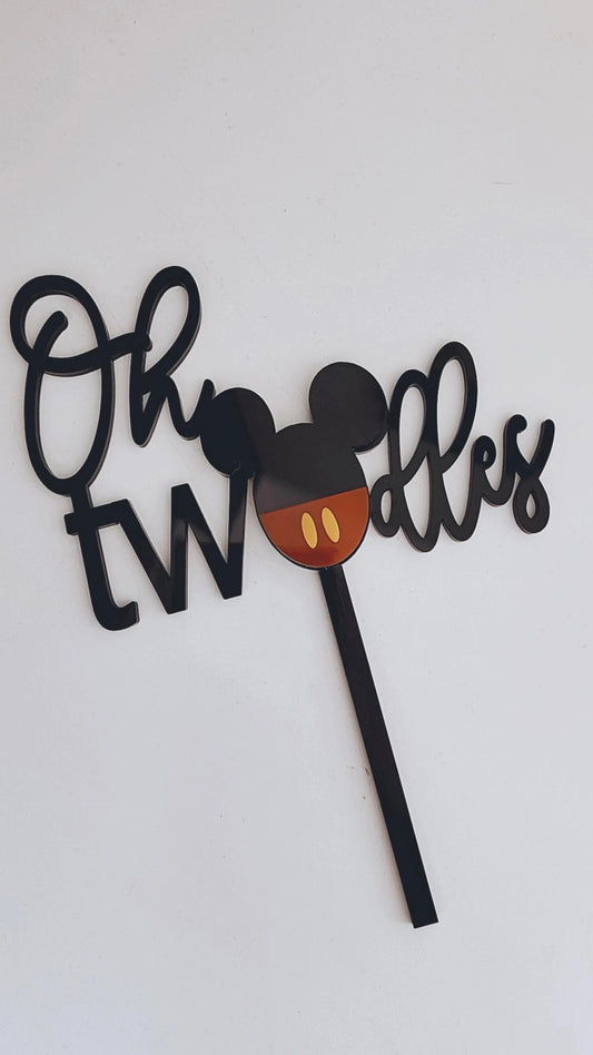 Oh TWOdles Cake topper