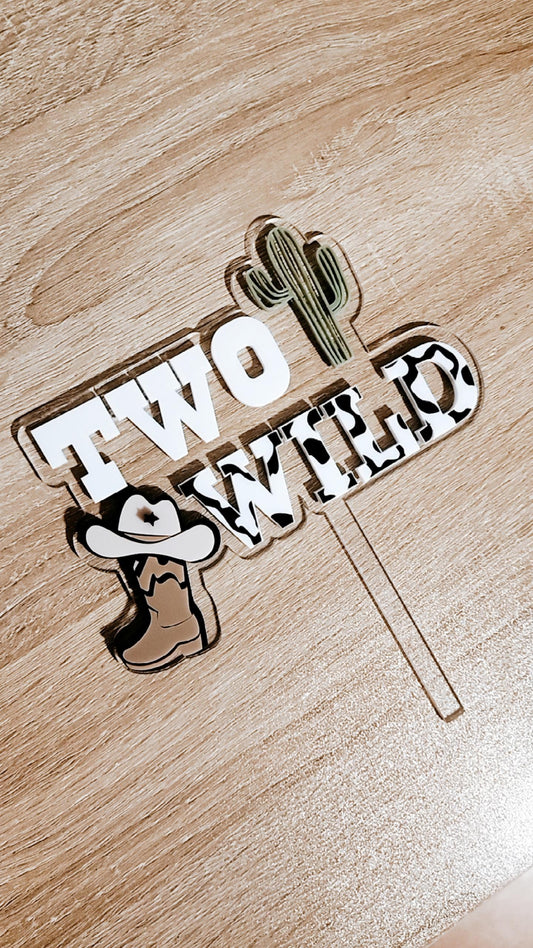 'TWO' WILD - Cowboy theme