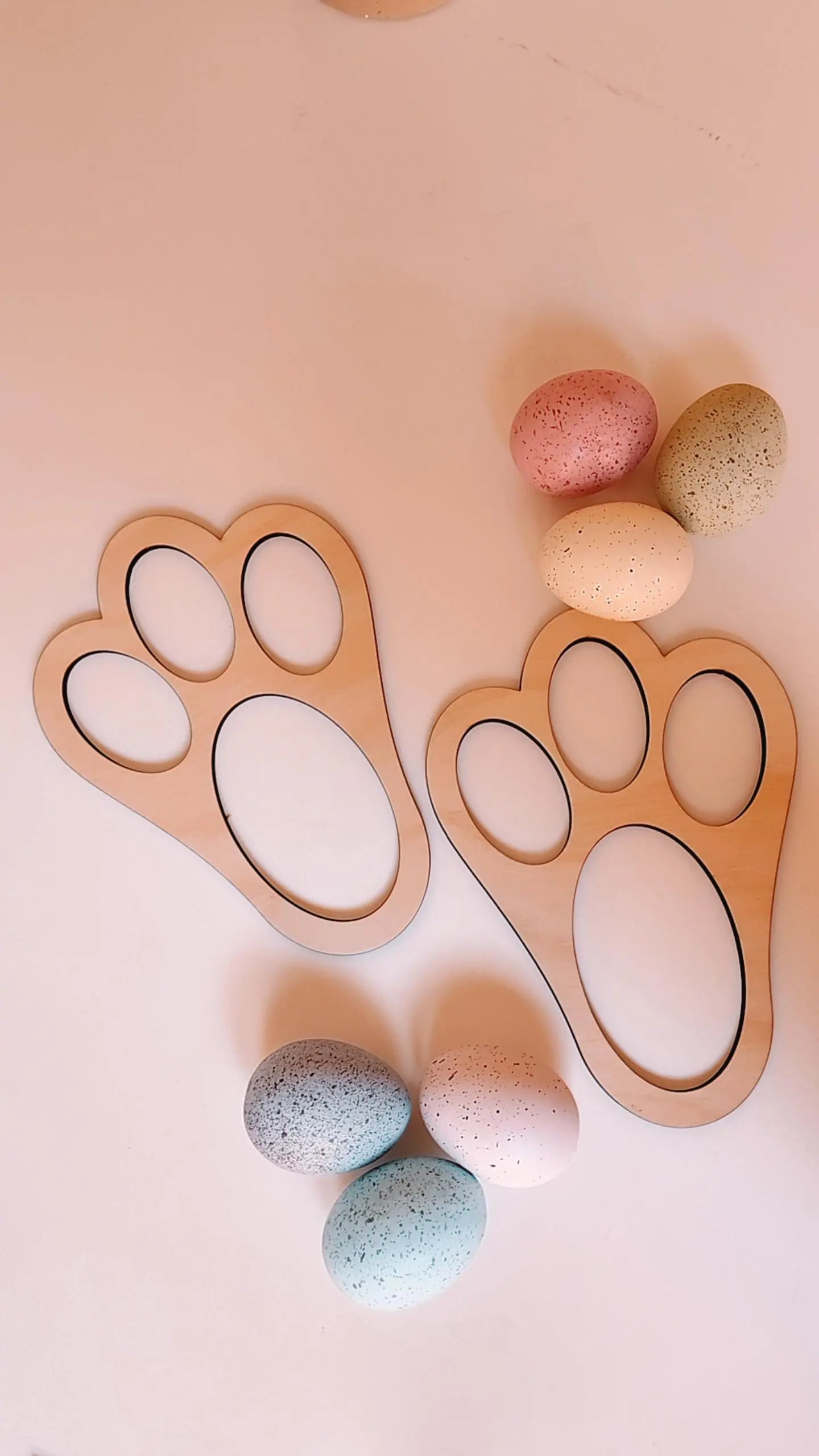 Easter Bunny Feet stencils