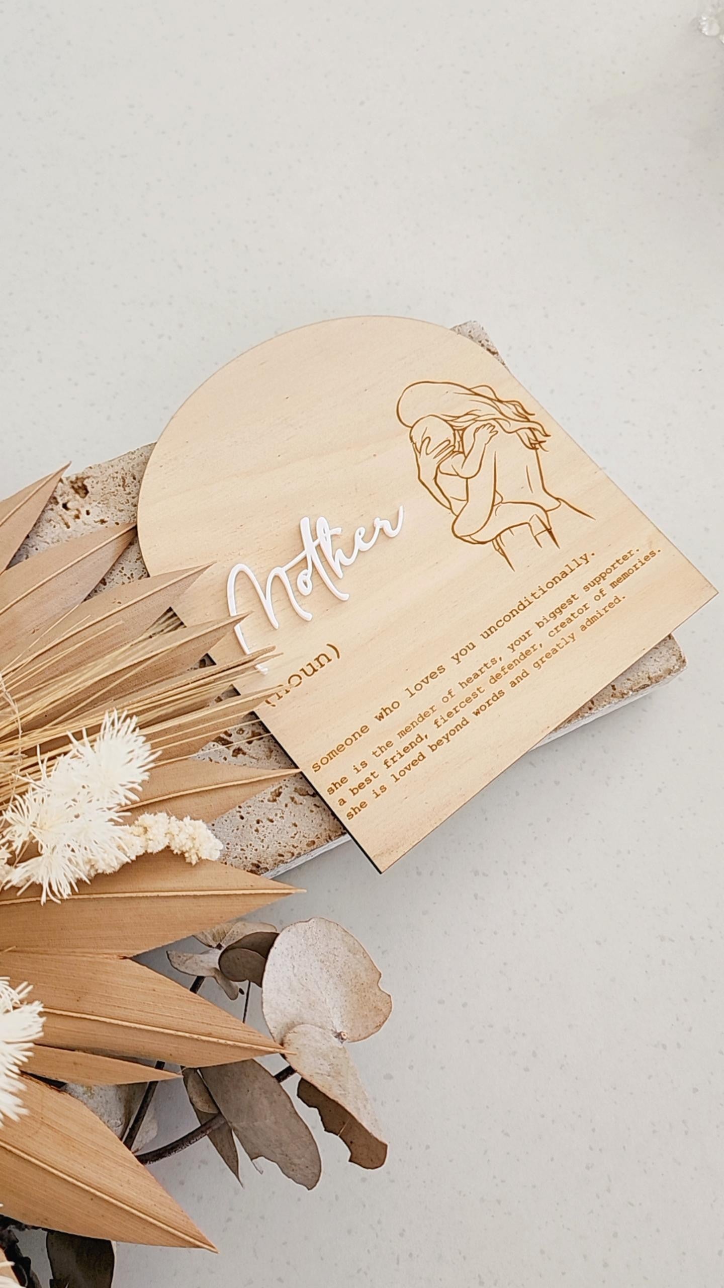 Mother Plaque With Stand